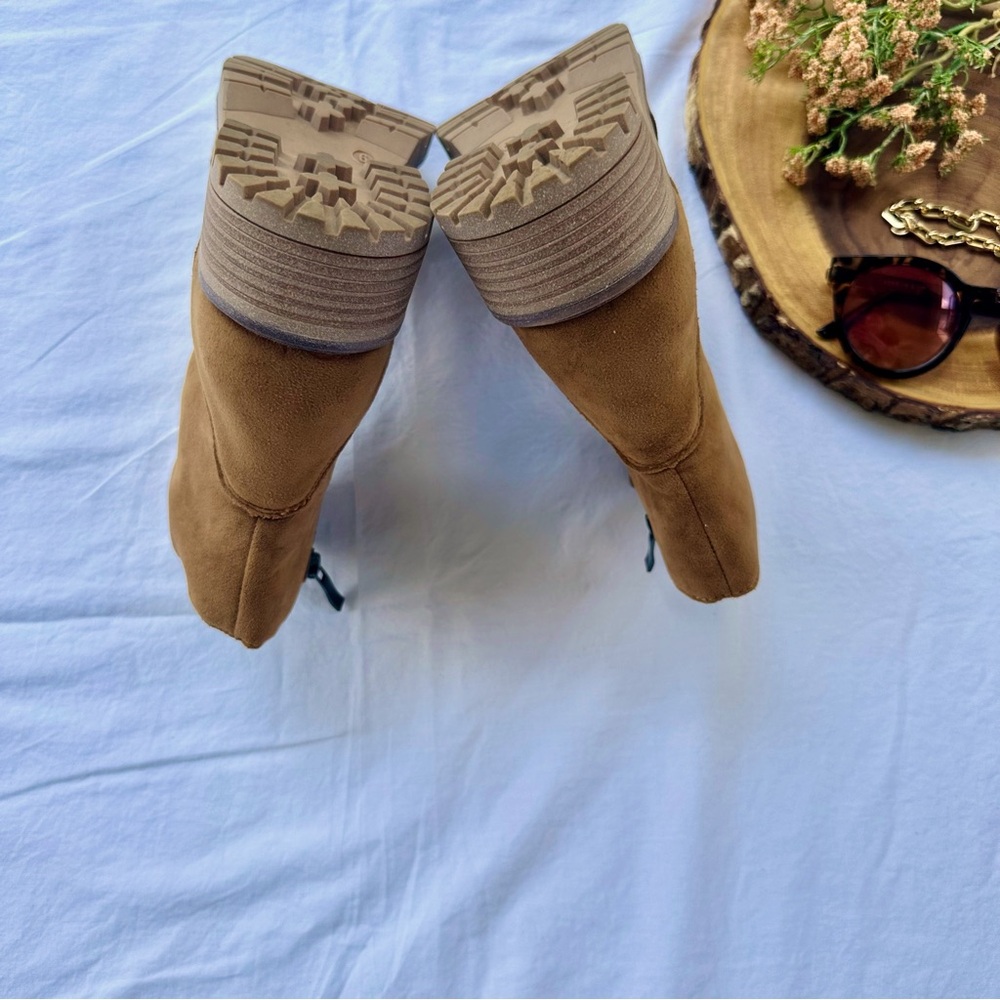 Seven7 Tan Zip Bestie Boots - Picture 6 of 8